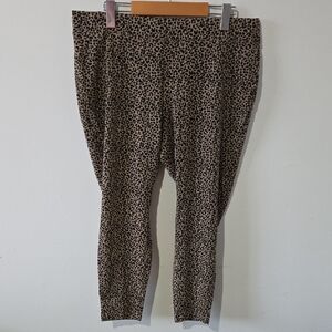 Old Navy Leopard Print Leggings Size Xl